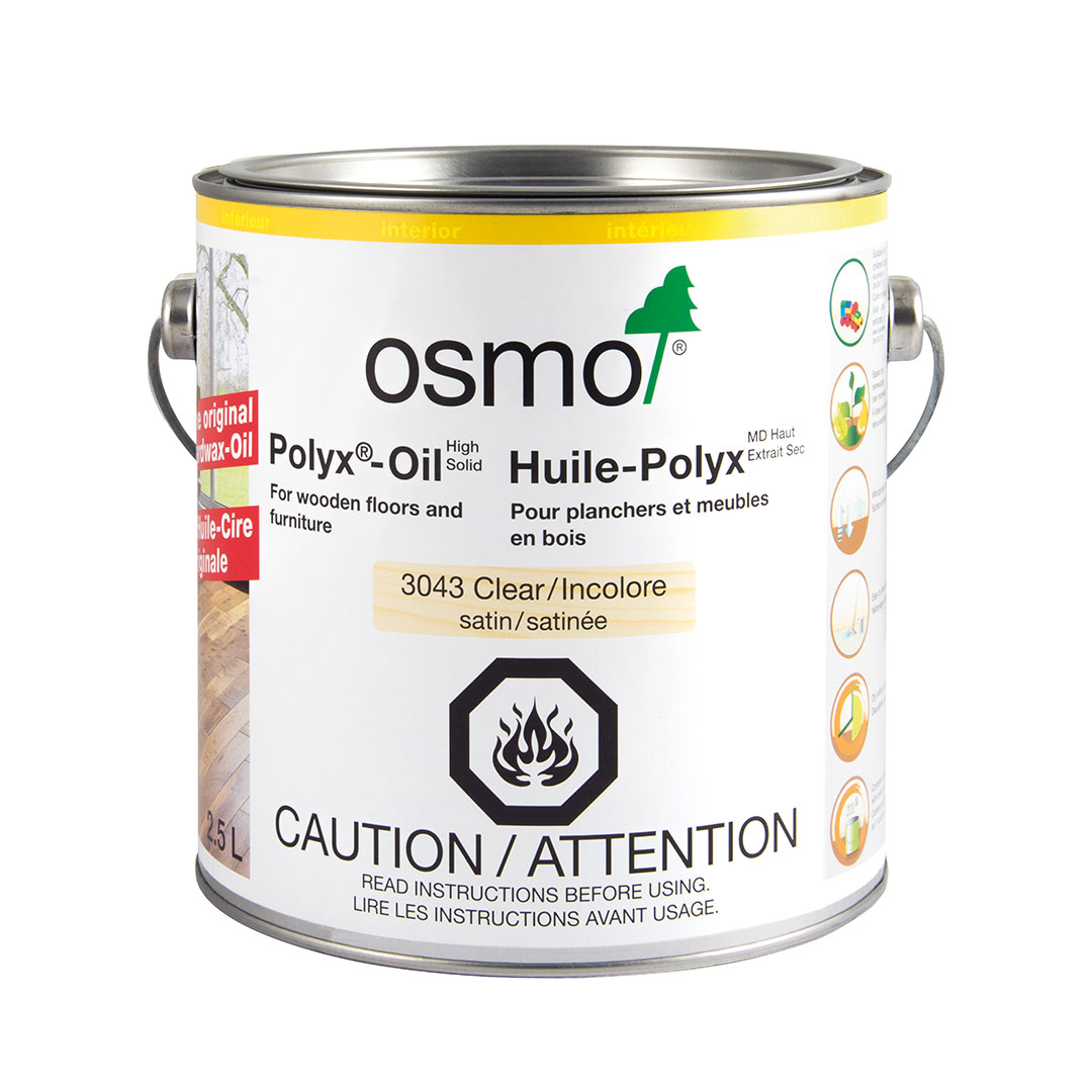 Osmo Polyx-Oil Tints is a coloured version of our best-selling Polyx-Oil. The original hardwax oil for finishing all wooden flooring, furniture and more. Highly durable and easy to use.
