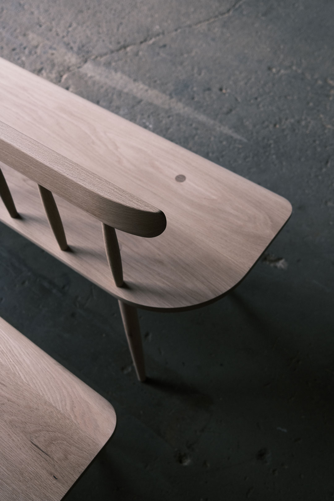 Phillbuilt – Japanese style benches Japanese style benches made in white oak and finished with Osmo Polyx-oil 3043 Clear Satin, a durable hardwax oil.