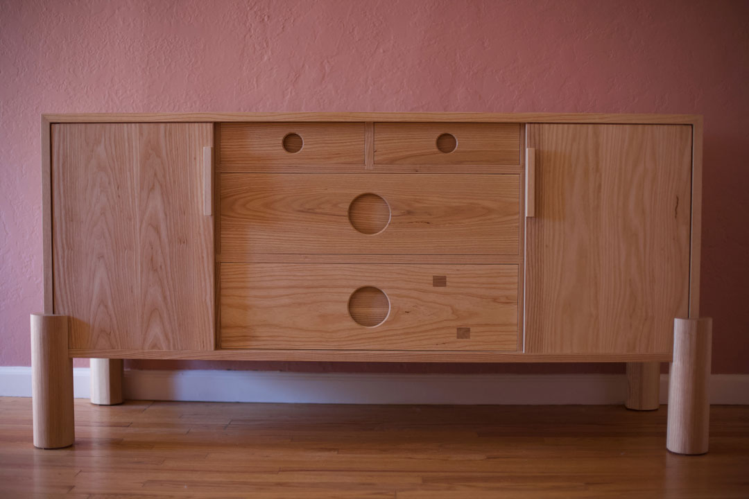 ash_credenza_full-web Japanese style benches made in white oak and finished with Osmo Polyx-oil 3043 Clear Satin, a durable hardwax oil.