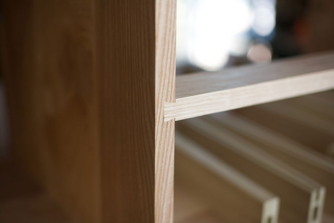 credenza_dovetail2-web Dovetail joining techinque - a handcrafted feature by Beeman Woodworks