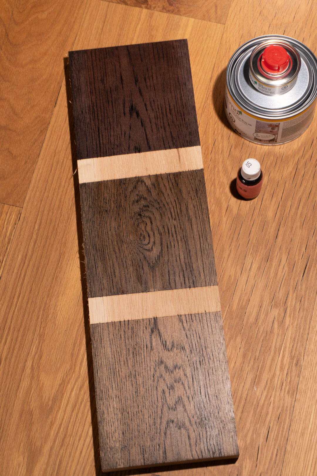 Comparison of Osmo 2k Wood Oil finish and Rubio Monocoat 2C finish on wood, we tested the water popping method to see if we could get a competitor hardwax oil as intensive as our wood stain.