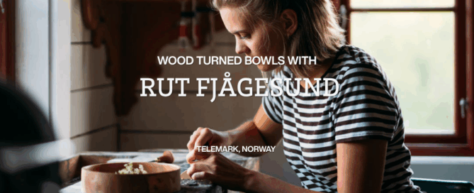 Wood turned bowls with Rut Fjagesund, Osmo Maker Feature