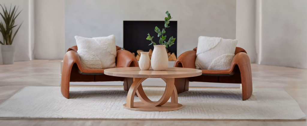 The arlo round table by galt wood co