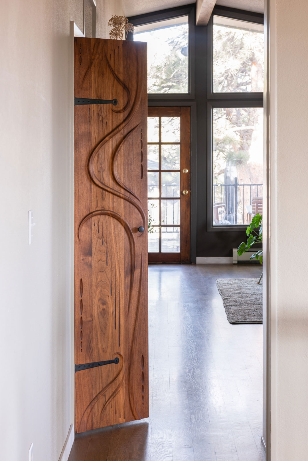 Horror Vacui – Ash Pales Decorative wood door.