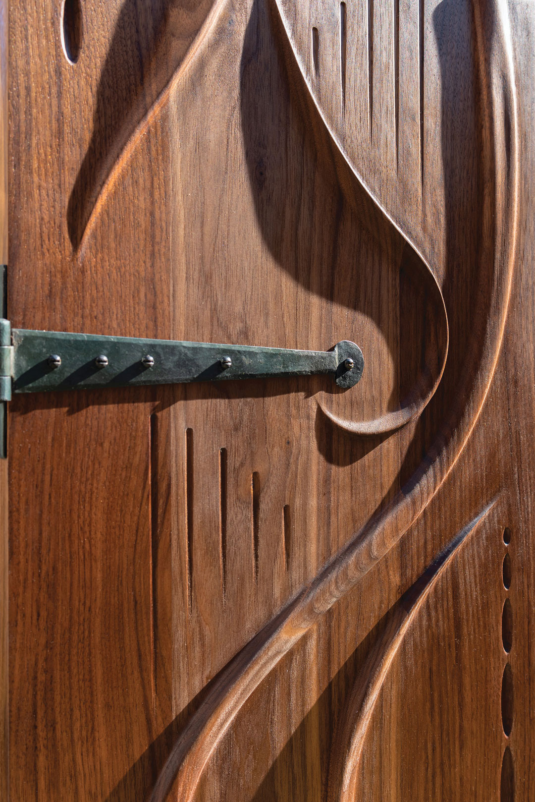 Horror Vacui – Ash Pales Ornate woodworking finished with Osmo Wood finish