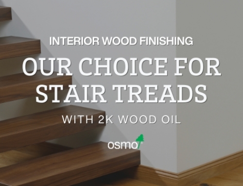 Finishing Black Walnut Stair Treads with Osmo 2K Wood Oil