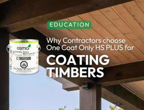 Why Contractors choose One Coat Only HS Plus  for Coating Timbers